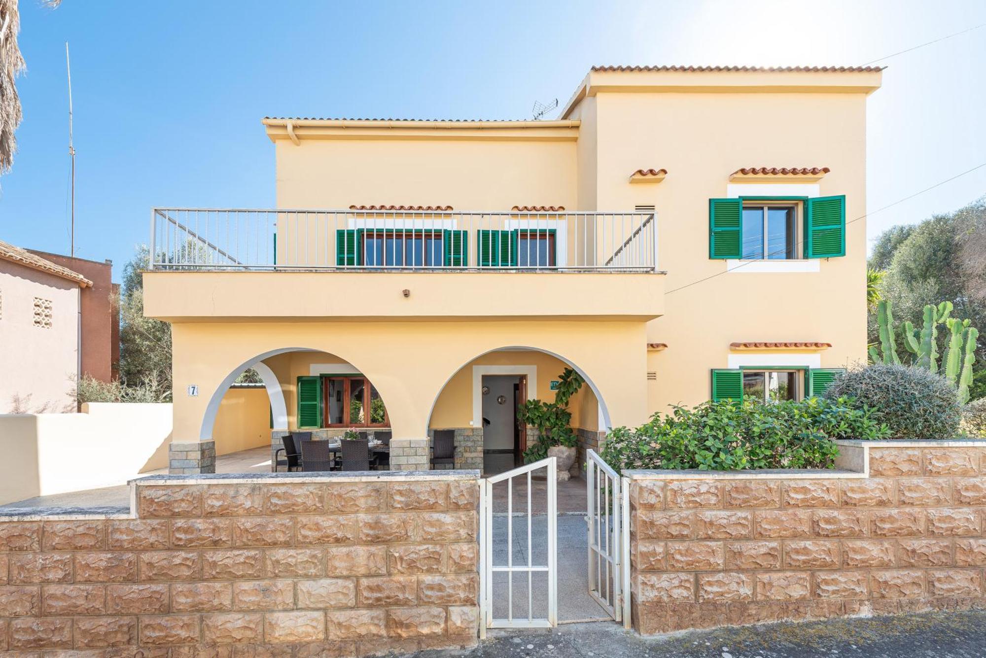 Tradicional Villa Calamar 7 Portocolom  Esterno foto